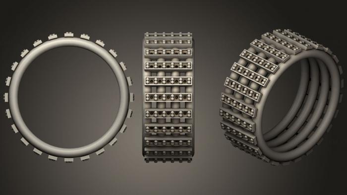 Jewelry rings (JVLRP_0803) 3D model for CNC machine